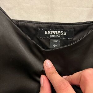 Express Black Sleepwear Top